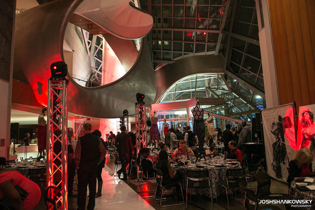 Event at the Edmonton Art Gallery. Ribbon Rouge