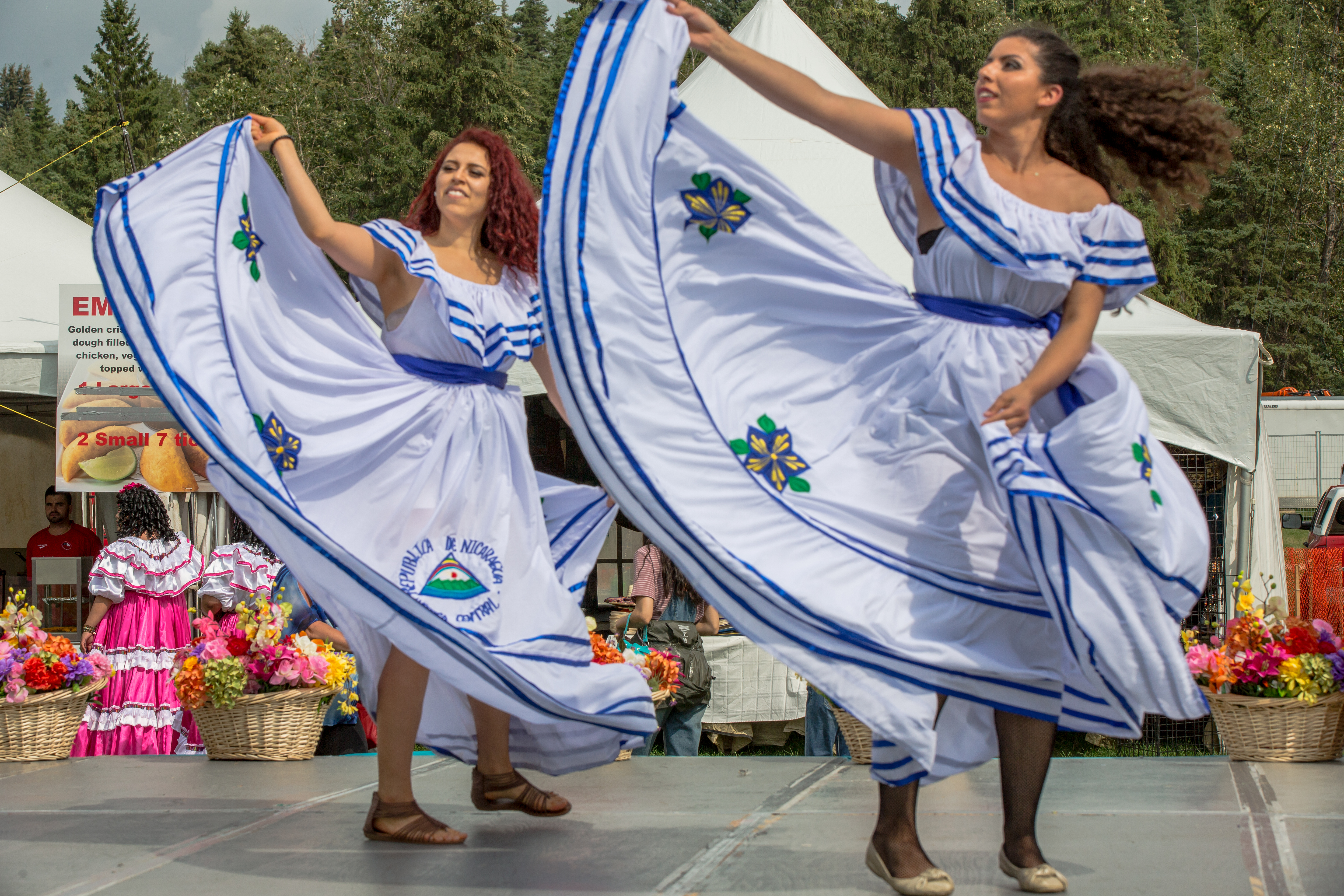 dancers dance at the Edmonton Heritage festival